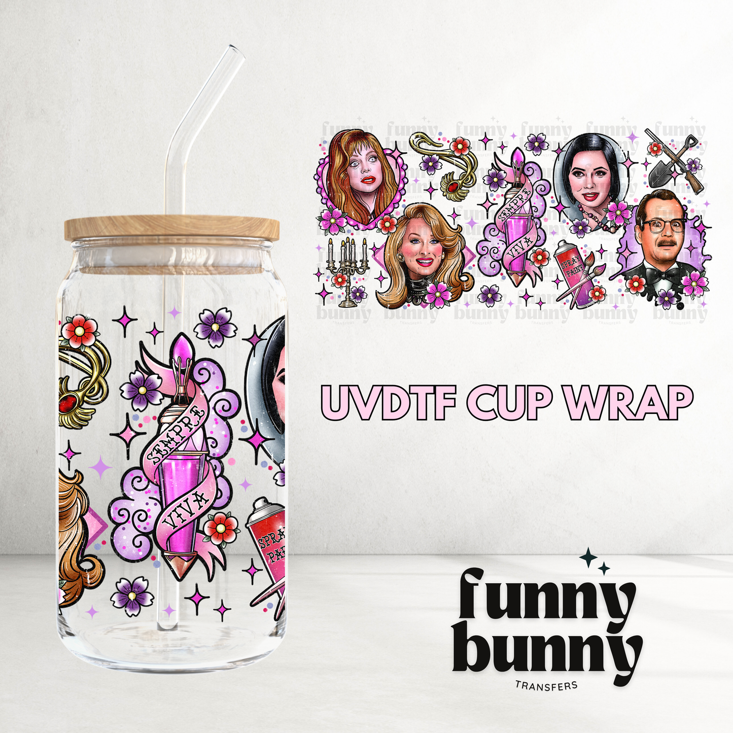 Sempre Viva - 16oz UVDTF Cup Wrap