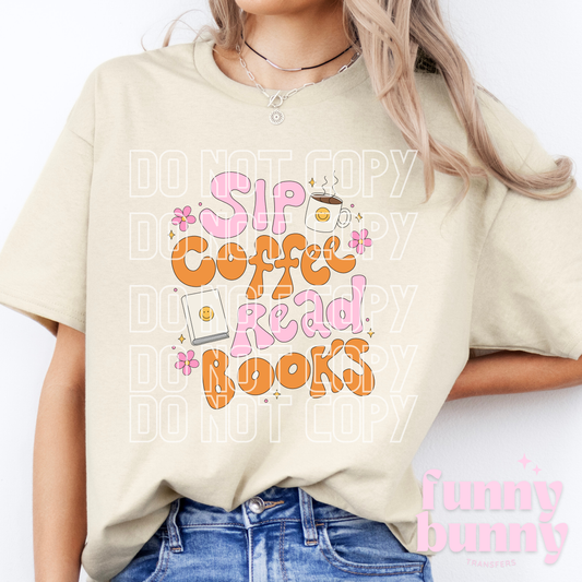 Sip & Read - DTF Transfer