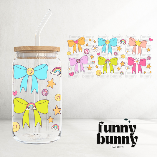 Retro Bows II - 16oz UVDTF Cup Wrap