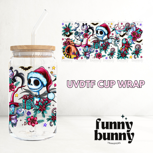 Skellie Christmas - 16oz UVDTF Cup Wrap