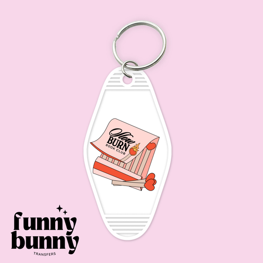 Slow Burn Book Club - Motel Keychain