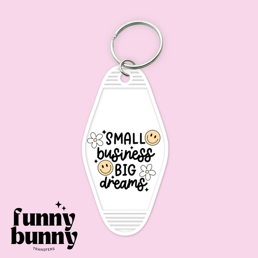 Small Business Big Dreams - Motel Keychain