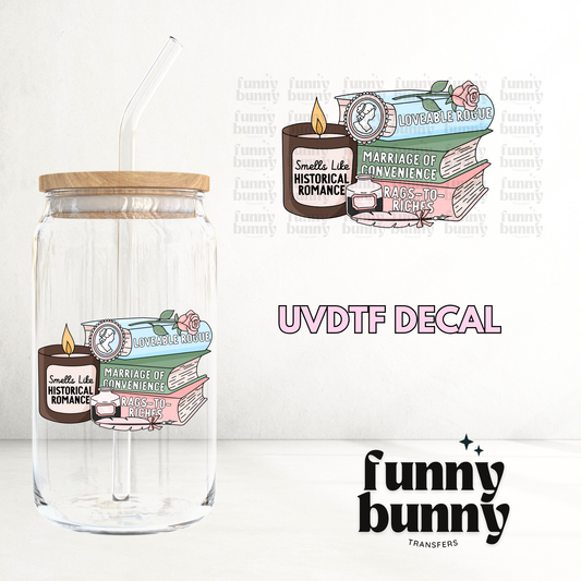 Smells Like Historical Romance - UVDTF Decal