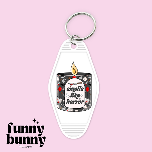 Smells Like Horror Candle 2.0 - Motel Keychain