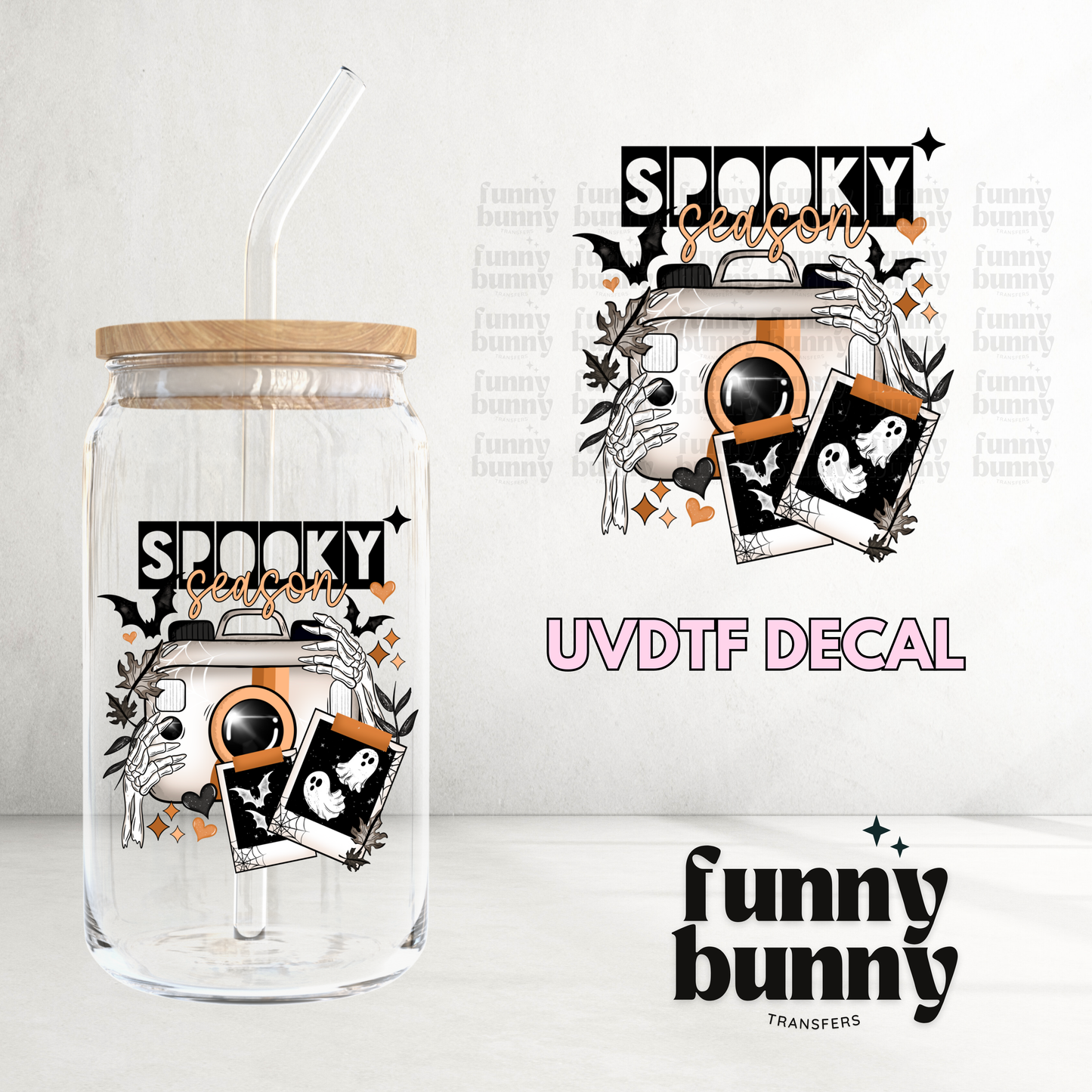 Smile Spooky Season - UVDTF Decal