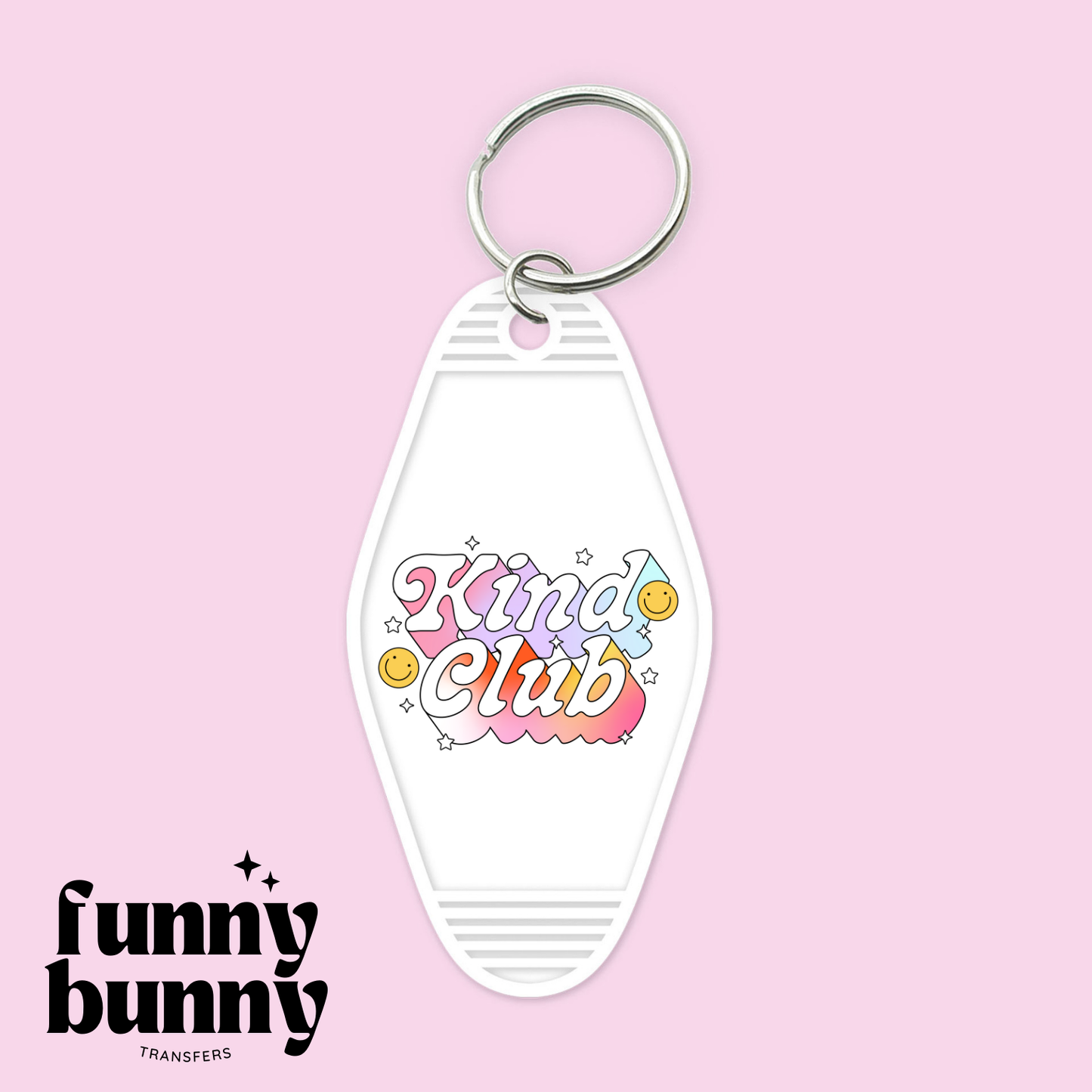 Smiley Kind Club - Motel Keychain