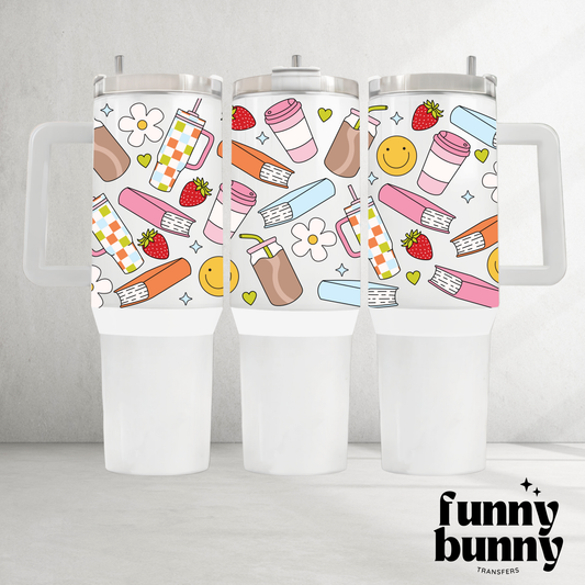 Smiley Tumblers - 40oz UVDTF Tumbler Wrap