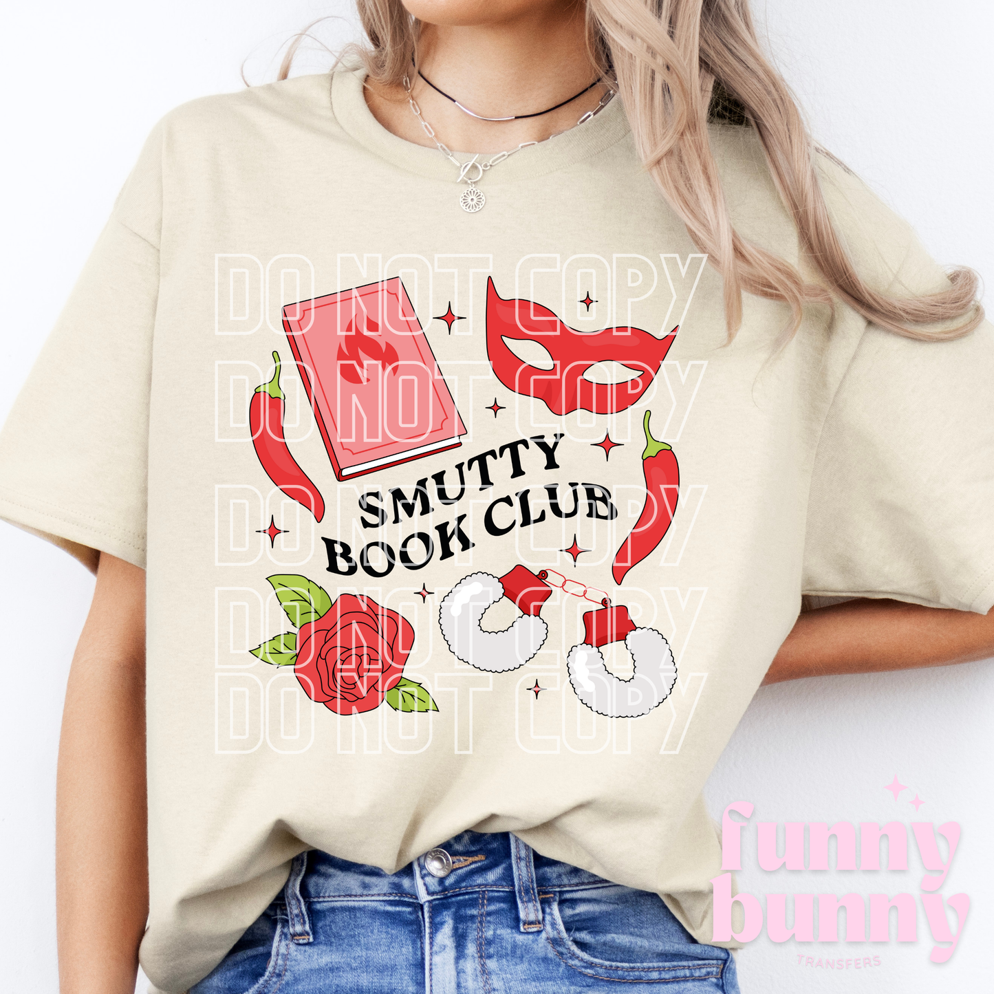 Smutty Book Club Girlie - DTF Transfer