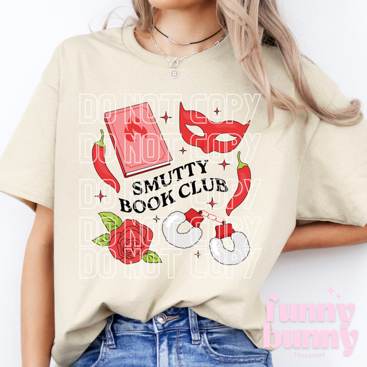 Smutty Book Club Girlie - DTF Transfer