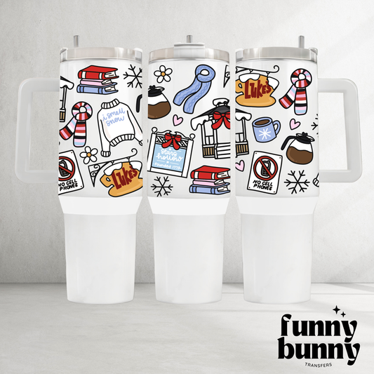 Snow Rewatch - 40oz UVDTF Tumbler Wrap