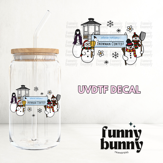 Snowman Contest - UVDTF Decal