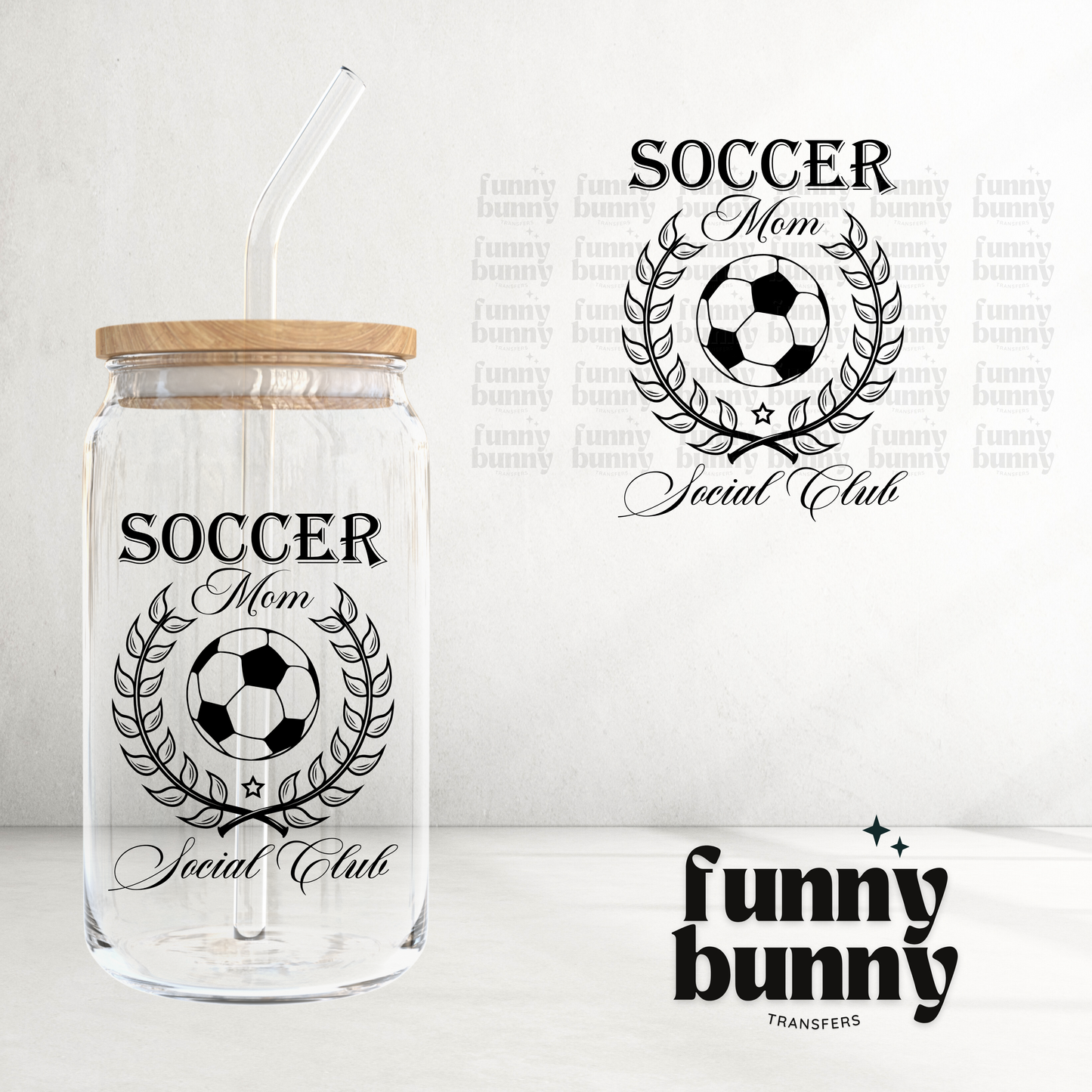 Soccer Mom - UVDTF Decal