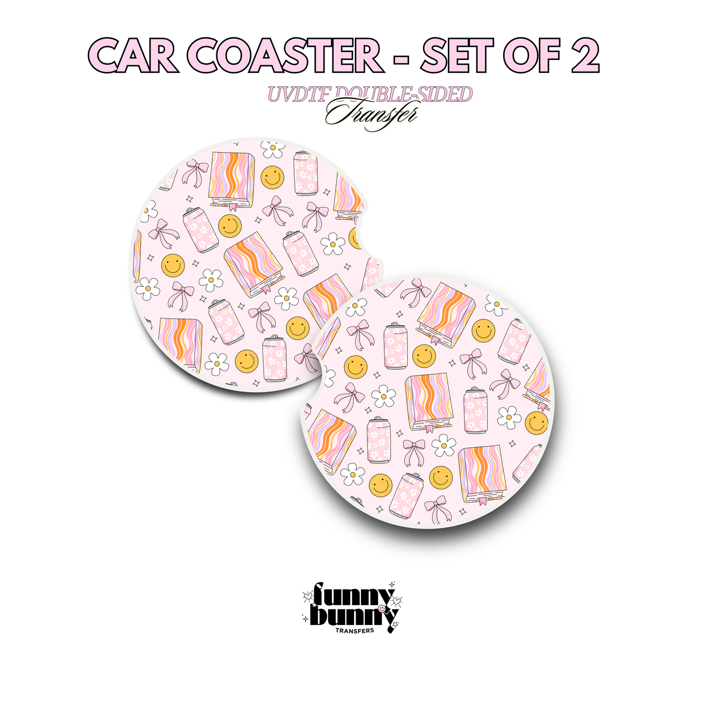 Soda Books - UVDTF Coaster