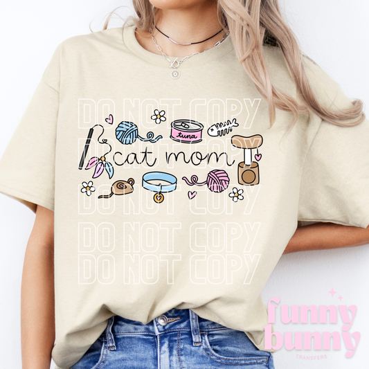 Soft Cat Mom - DTF Transfer