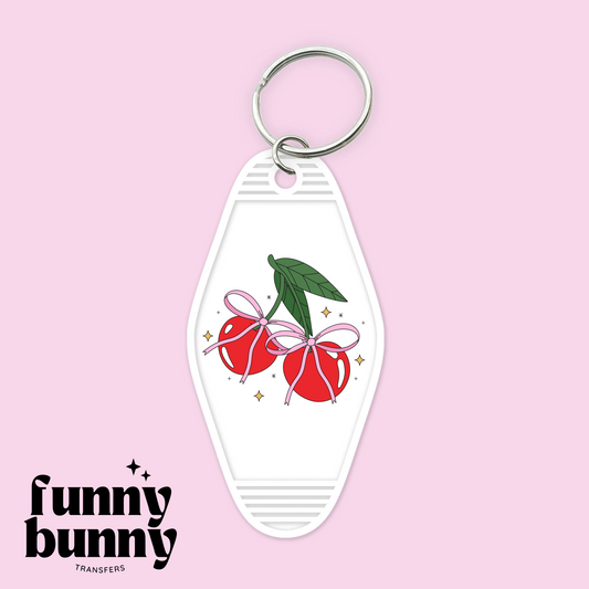 Cherry Soft Bows - Motel Keychain