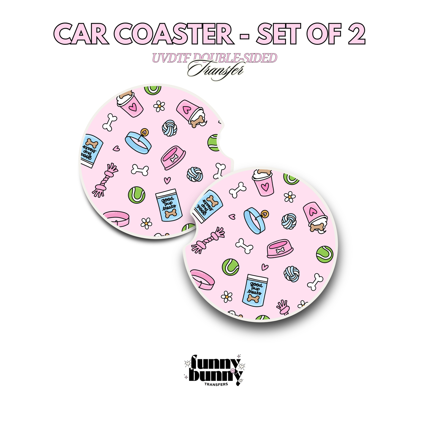 Soft Dog Mom - UVDTF Coaster