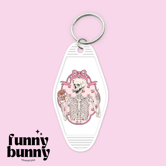 Soft Girl Skully - Motel Keychain