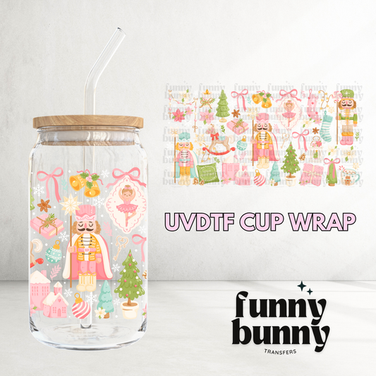 Soft Girl Xmas - 16oz UVDTF Cup Wrap