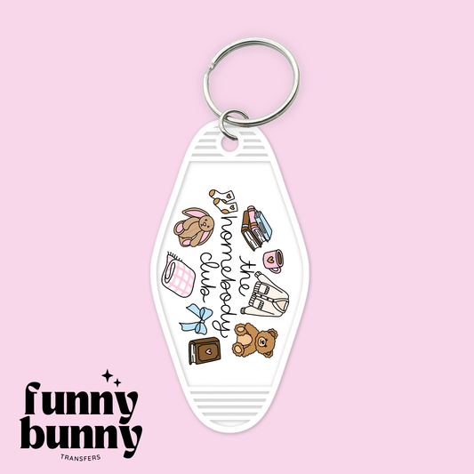 Soft Homebody Club - Motel Keychain