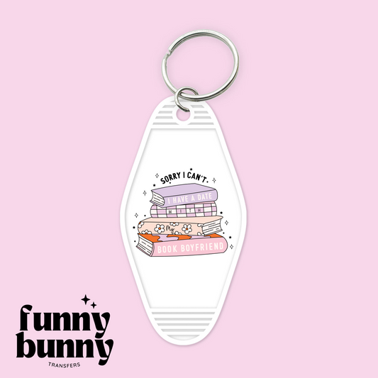 Sorry I Can't - Motel Keychain