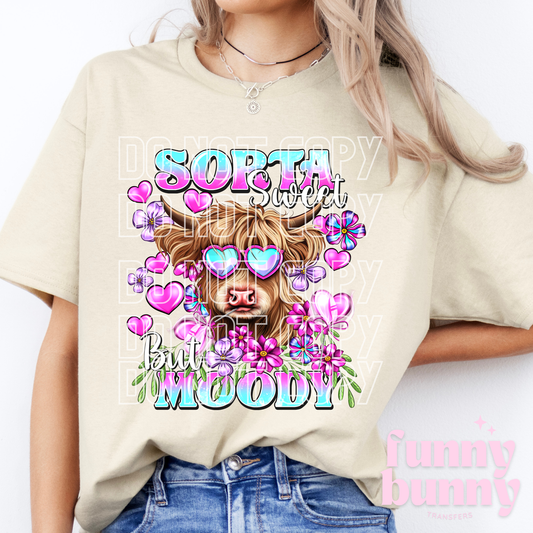 Sorta Sweet But Moody - DTF Transfer