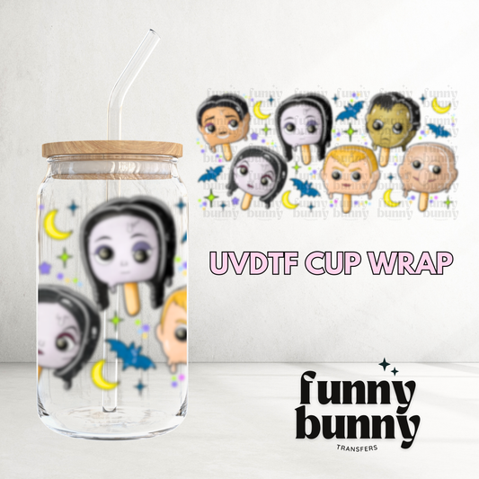 Soul Sucking Popsicles - 16oz UVDTF Cup Wrap