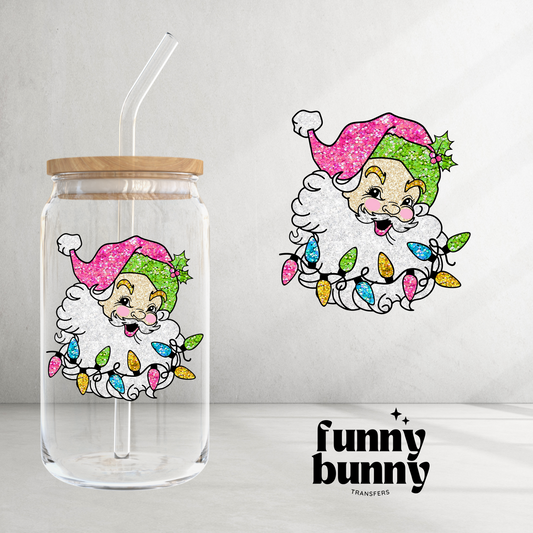 Sparkle Santa Lights - UVDTF Decal