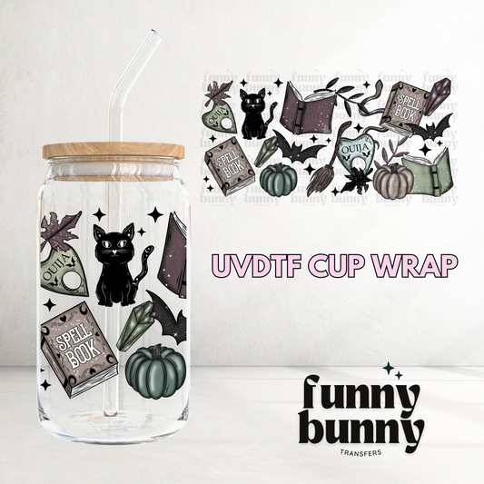 Spell Book - 16oz UVDTF Cup Wrap