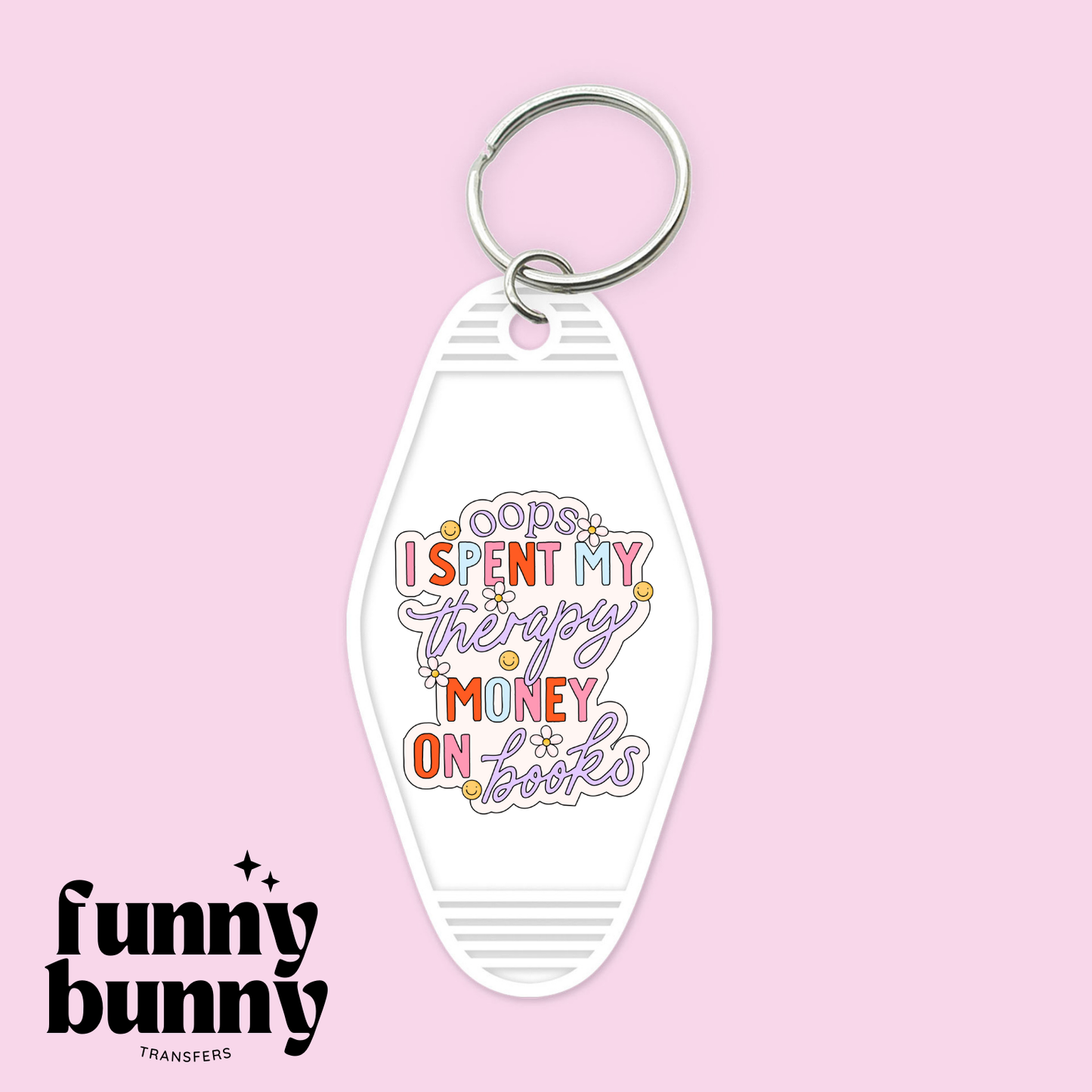 Spent My Therapy Money - Motel Keychain