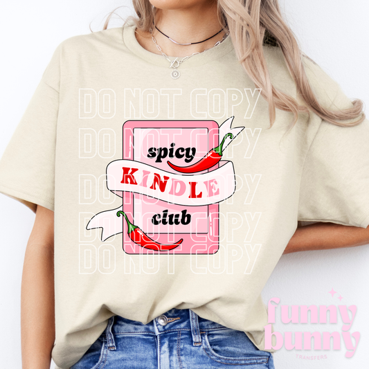 Spicy Kindle Club - DTF Transfer
