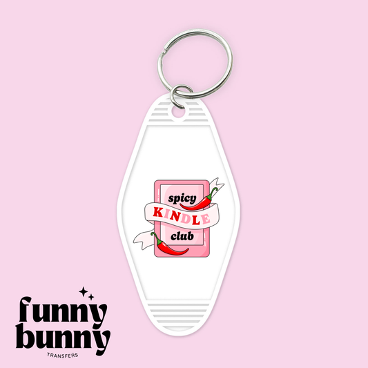 Spicy Kindle Club - Motel Keychain