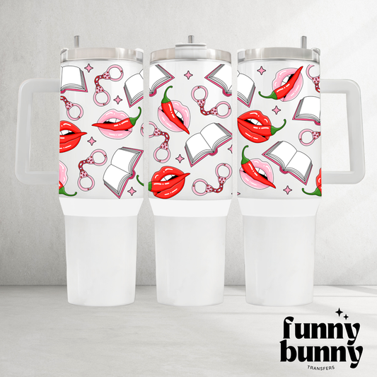 Spicy Romantic Book Club - 40oz UVDTF Tumbler Wrap
