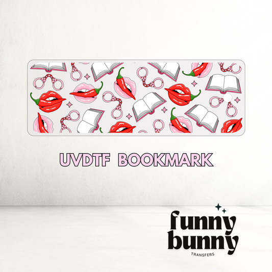 Spicy Romantic Book Club - UVDTF Bookmark Decal