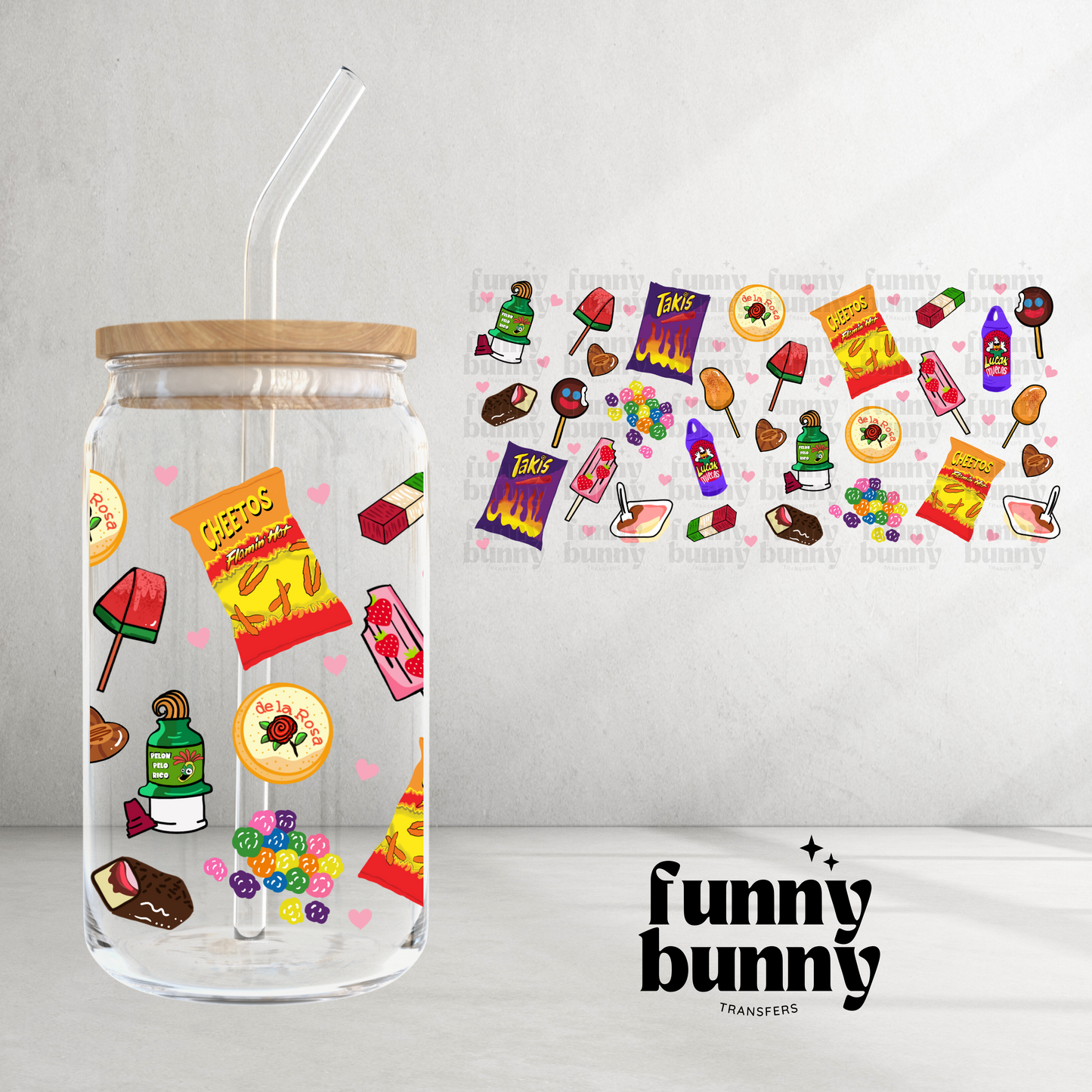 Spicy Snacks - 16oz UVDTF Cup Wrap