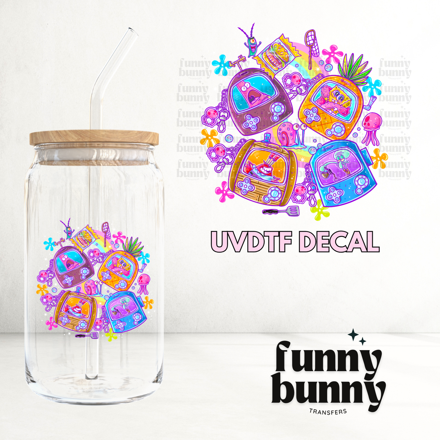 Sponge Cutie - UVDTF Decal