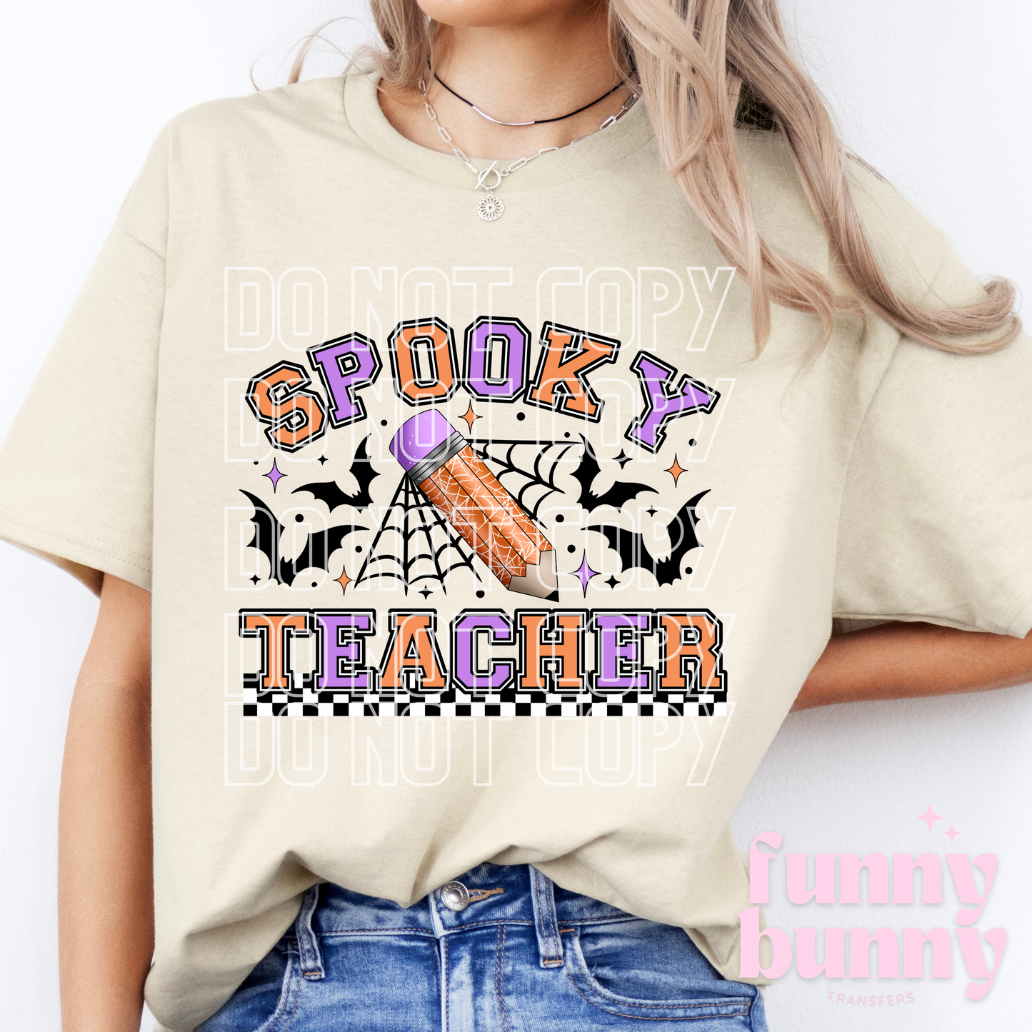 Spooky Bat Teacher - DTF Transfer