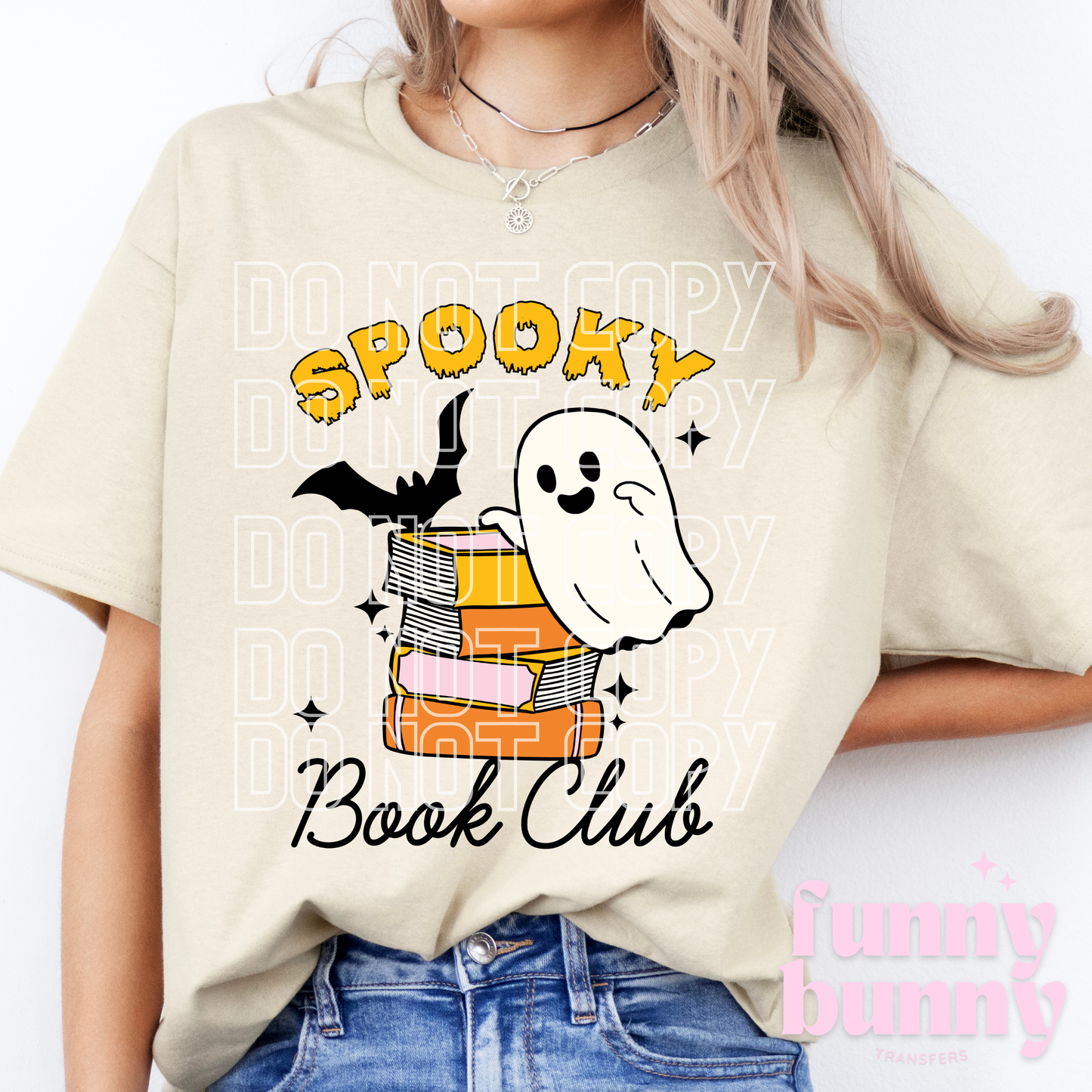 Spooky Ghost Book Club - DTF Transfer