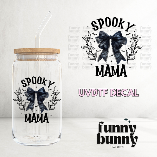 Spooky Mama Bow - UVDTF Decal