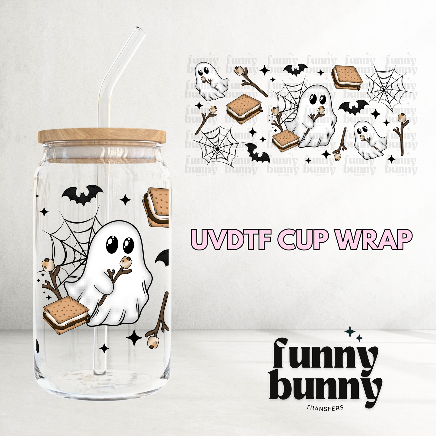 Spooky Mellows - 16oz UVDTF Cup Wrap