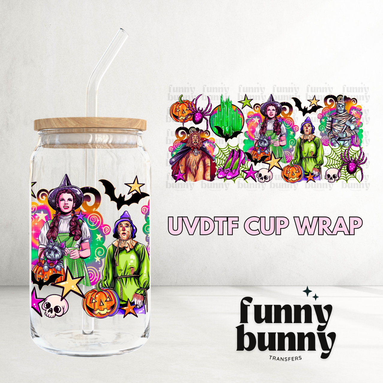 Spooky OZ - 16oz UVDTF Cup Wrap