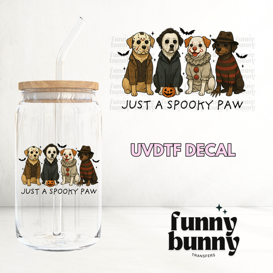 Spooky Paw - UVDTF Decal
