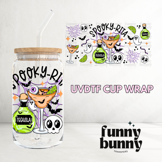 Spooky Rita - 16oz UVDTF Cup Wrap