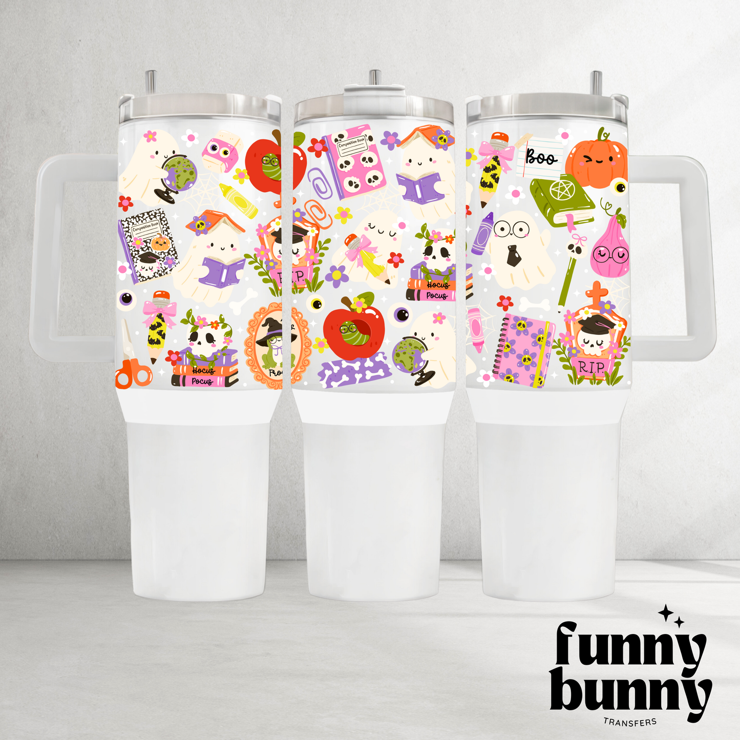 Spooky School - 40oz UVDTF Tumbler Wrap