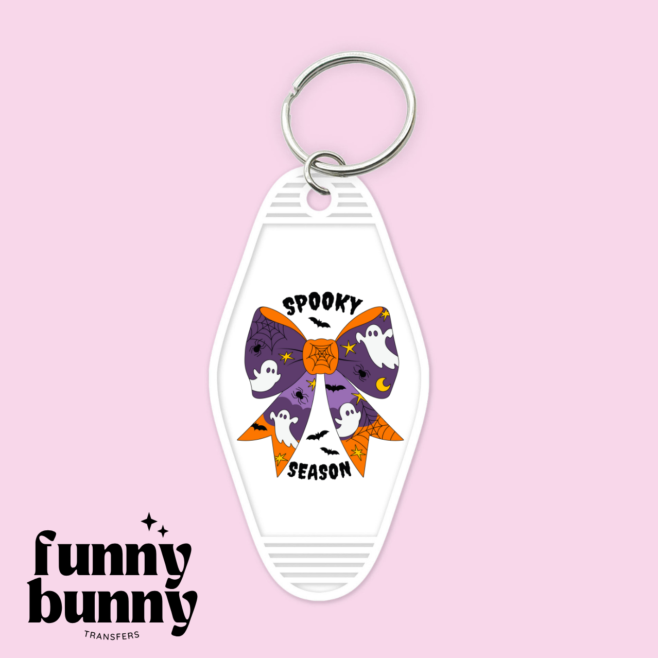 Spooky Season Bow- Motel Keychain
