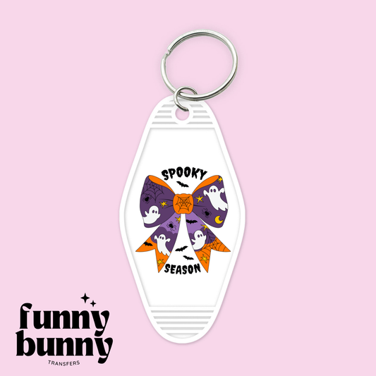 Spooky Season Bow- Motel Keychain