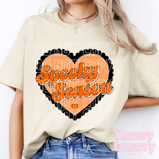 Spooky Season Heart  - DTF Transfer
