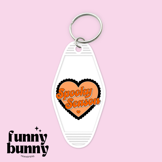 Spooky Season Heart - Motel Keychain
