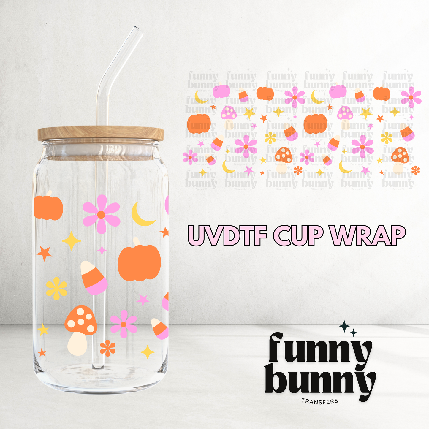 Spooky Sweets - 16oz UVDTF Cup Wrap