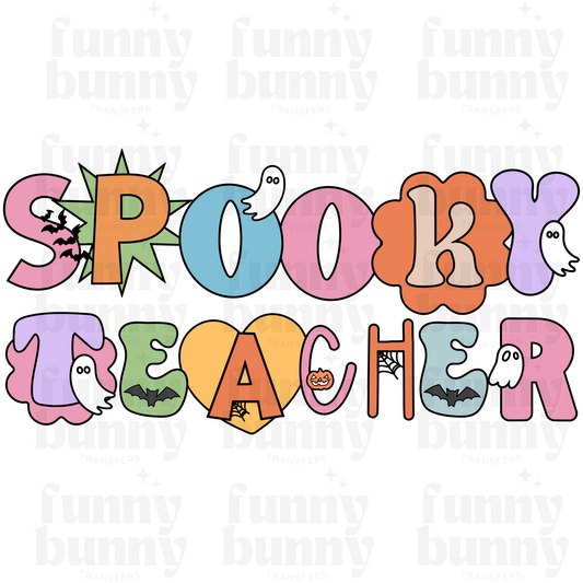 Spooky Teacher - Sublimation Transfer