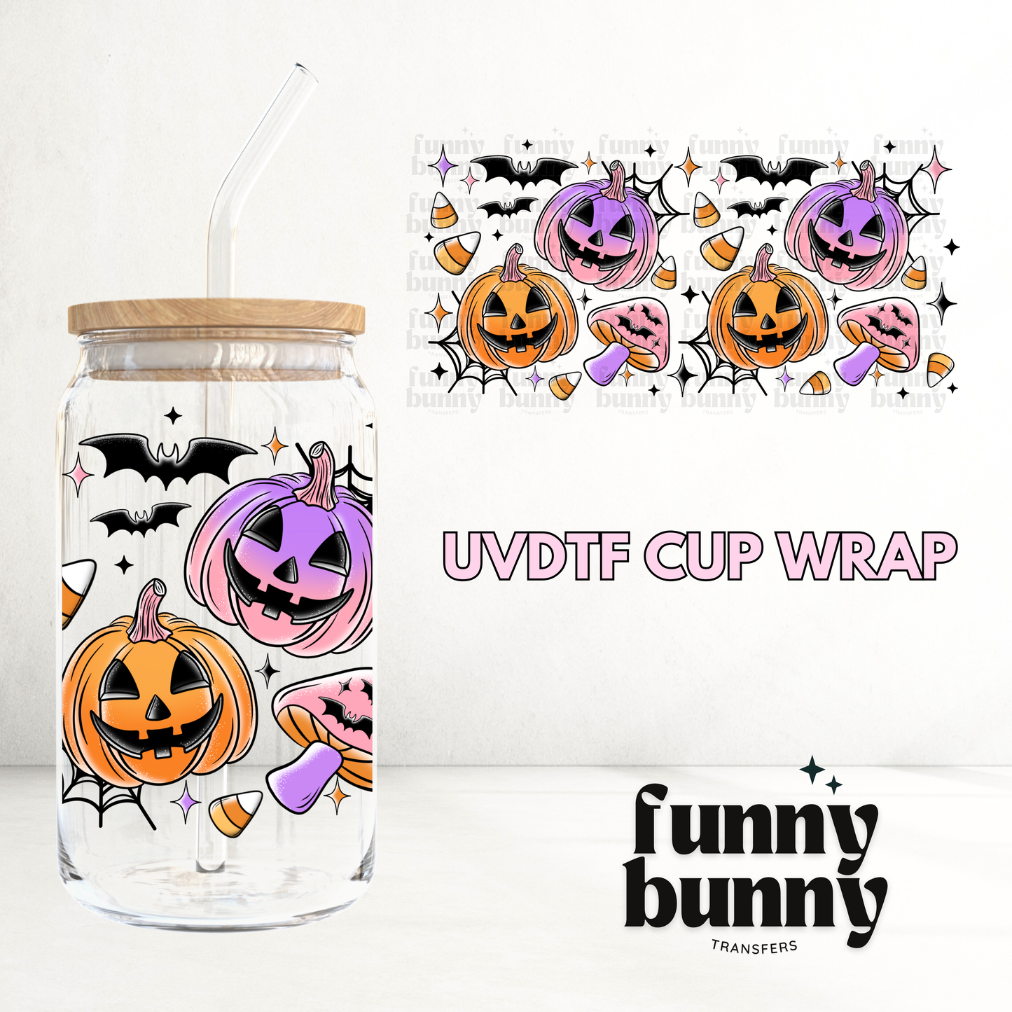 Spooky Things - 16oz UVDTF Cup Wrap